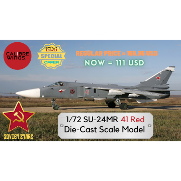 Sukhoi 1/72 SU-24M Fencer 41 Red Russian AirForce